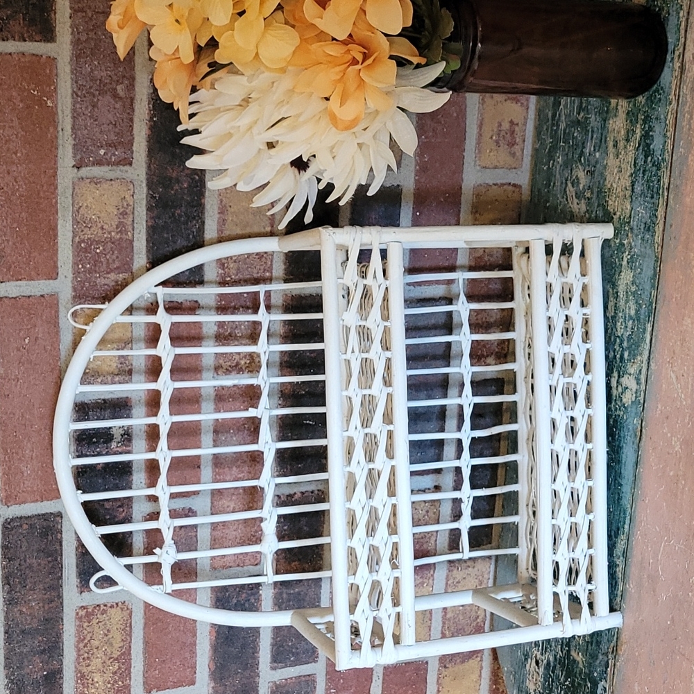 Boho Wicker Shelf
